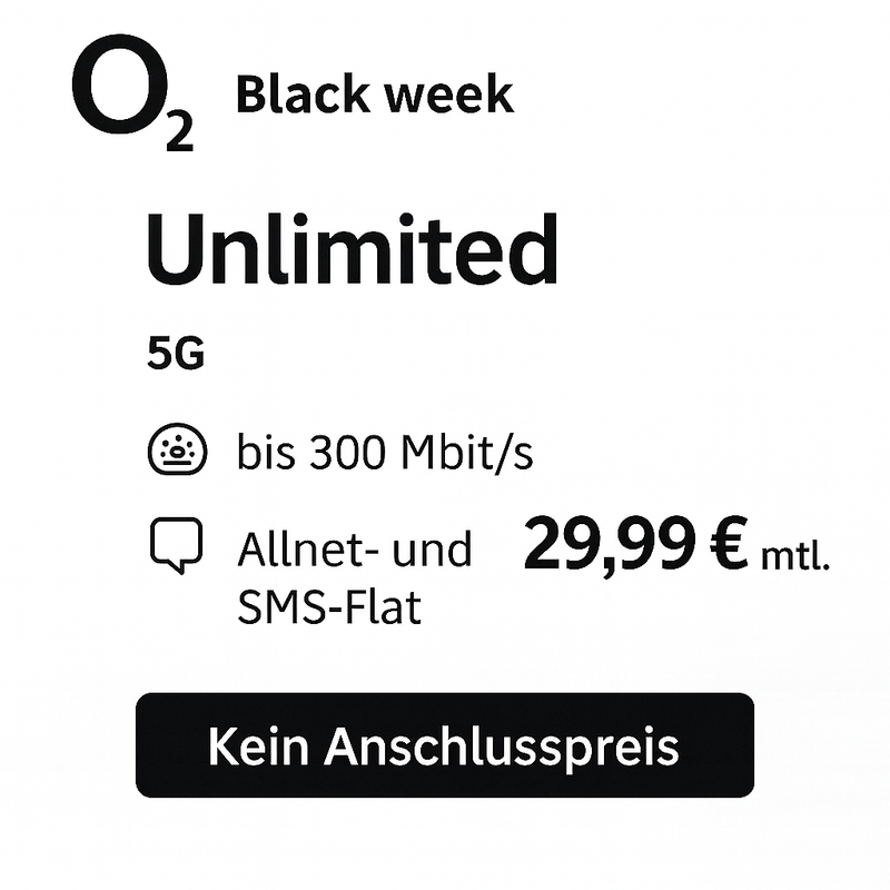 o2 - Freenet Unlimited 300 MBITS + 100€ Gutschein